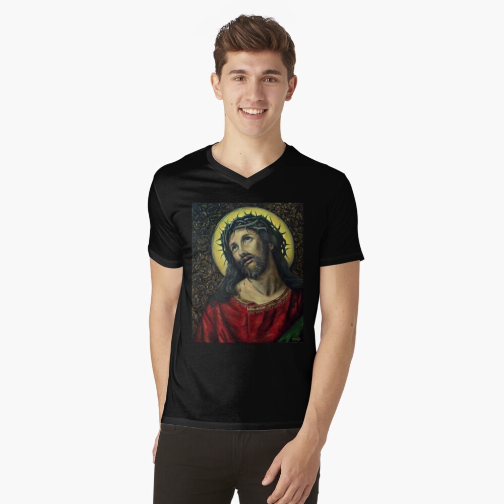Item preview, V-Neck T-Shirt designed and sold by Tahnja.