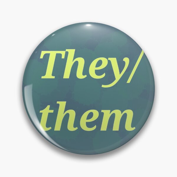 Item preview, They/them pronouns designed and sold by Dragoner.