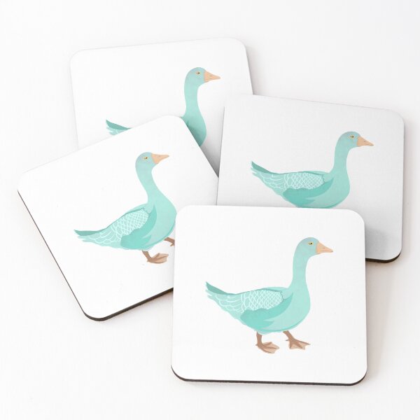 Item preview, Me Goose-Ta Blue Cute Watercolor designed and sold by ChillCozyCorner.