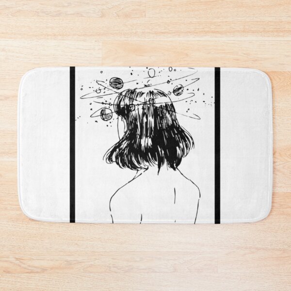 Item preview, girl thoughts, planets designed and sold by SamirElh77.