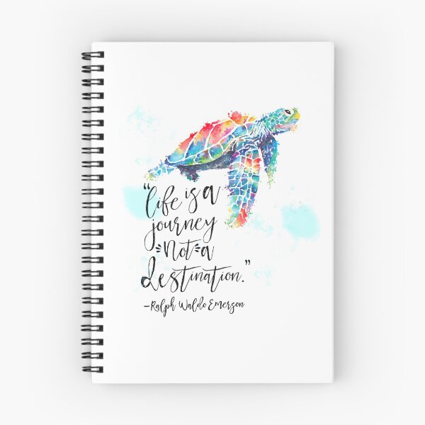 Item preview, Life is a Journey Not a Destination Ralph Waldo Emerson  designed and sold by Dollfacedesign.