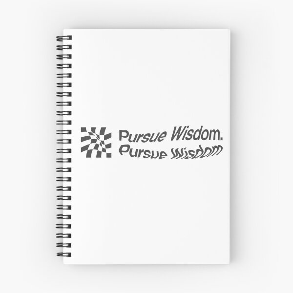 Item preview, Pursue wisdom Checkerboard wavy (dark) designed and sold by Ariobubble.