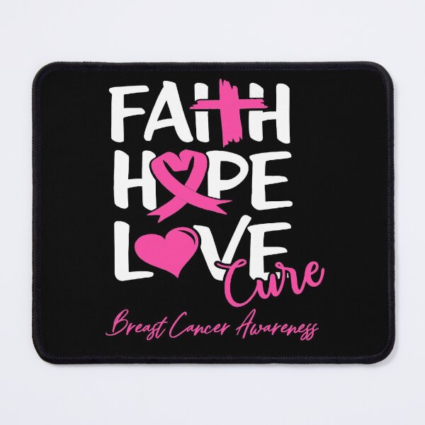 Item preview, Faith Hope Love Cure Breast Cancer Awareness designed and sold by Grooffos.