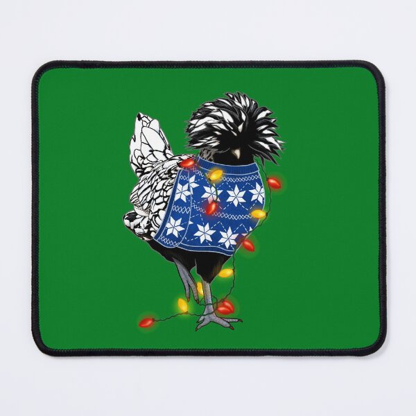 Item preview, Silver-Laced Polish Chicken In Ugly Christmas Sweater Tangled In Lights designed and sold by iamgirl1.