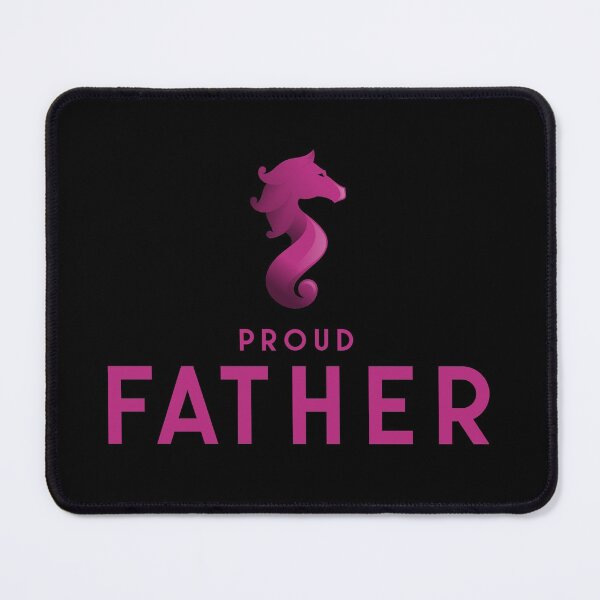 Item preview, Seahorse - Proud Father (Purple) designed and sold by CreativeSoul7.