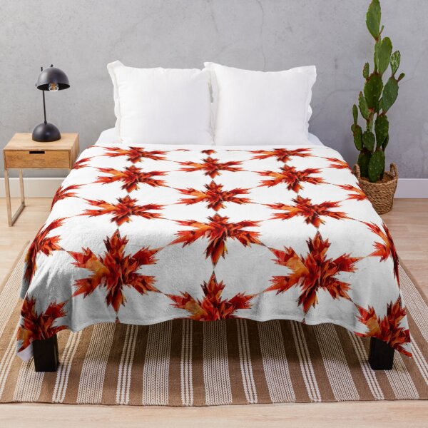 Item preview, XMAS Snowflakes red autumn leave star by Iritof designed and sold by iritof.