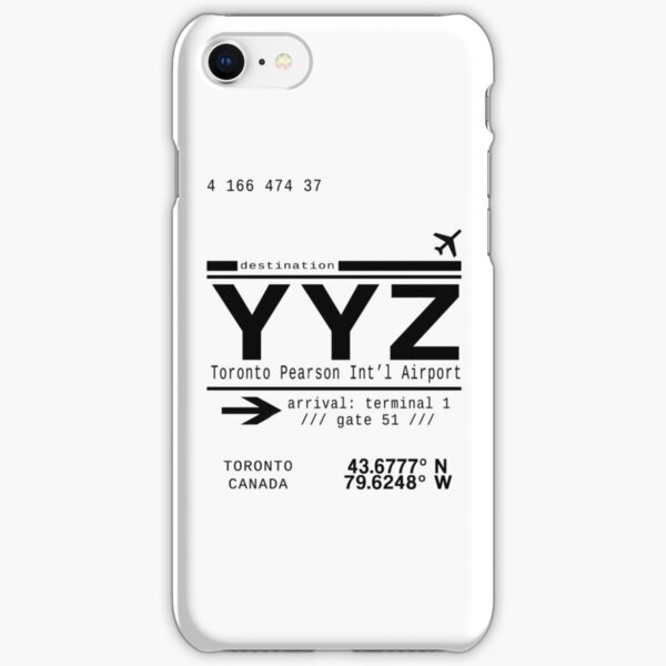 YYZ Toronto Pearson International Airport iPhone Snap Case