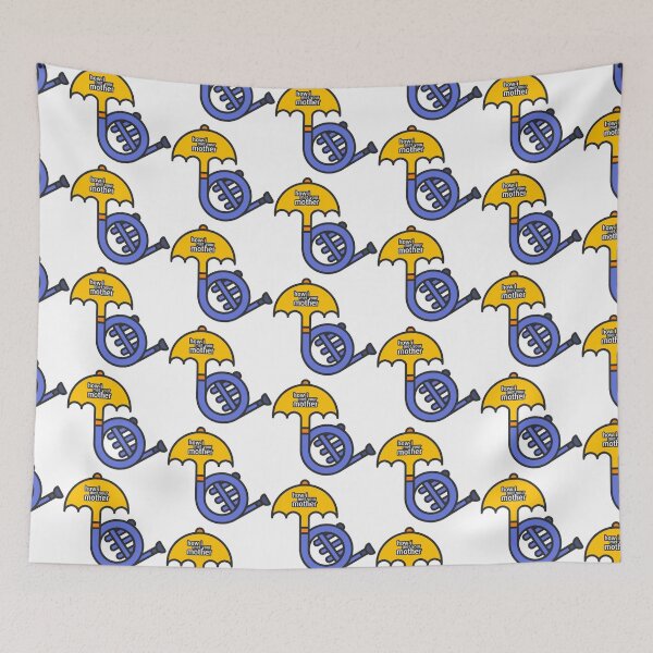 Item preview, Blue French Horn/Yellow Umbrella How I met your mother designed and sold by HIMYM-EAFAM.