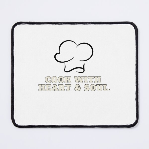 Item preview, cook with heart & soul. designed and sold by DareRabbit.