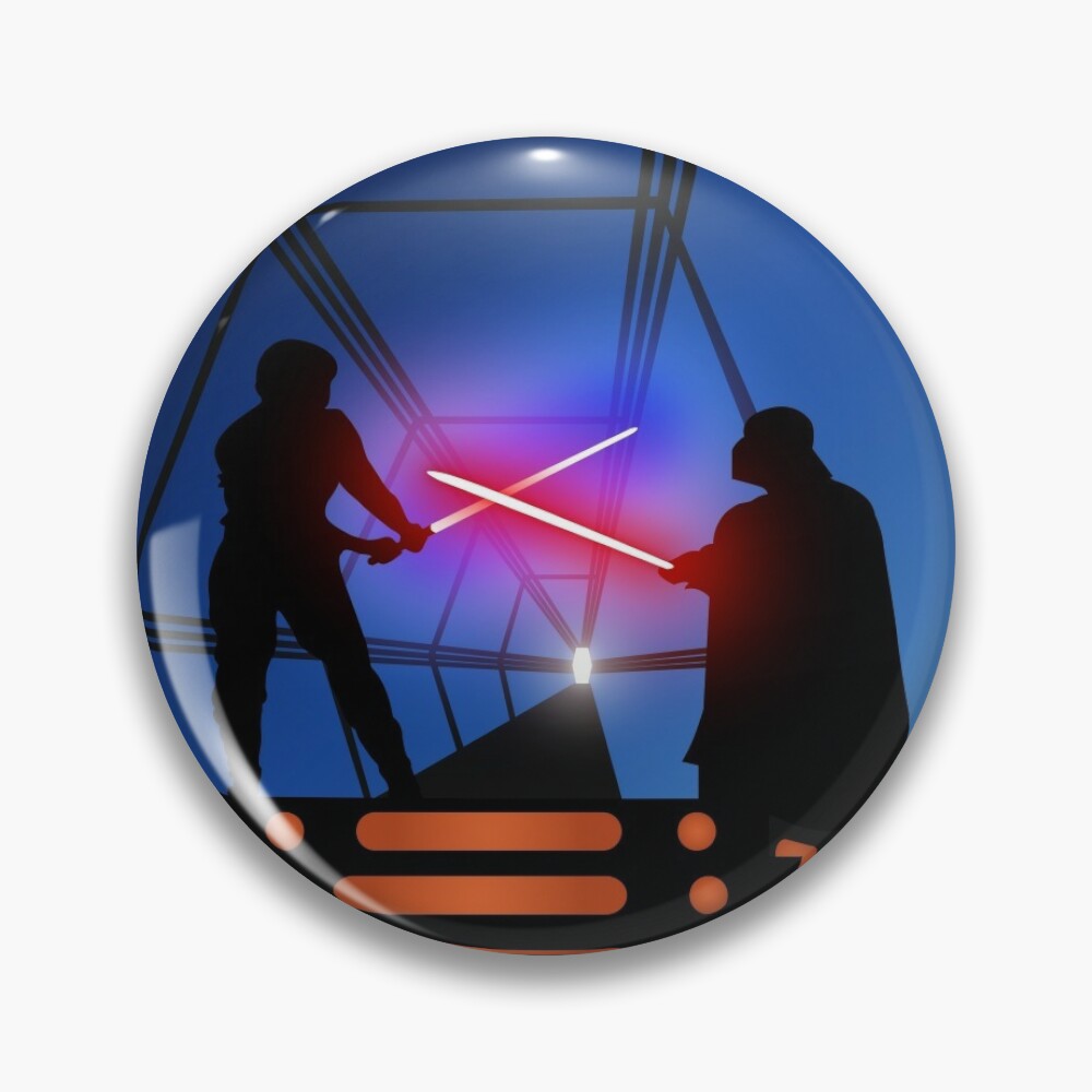 Luke vs Vader on Bespin Throw Pillow for Sale by Matt Burgess