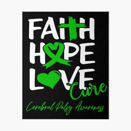 Item preview, Faith Hope Love Cure Cerebral Palsy Awareness designed and sold by Grooffos.