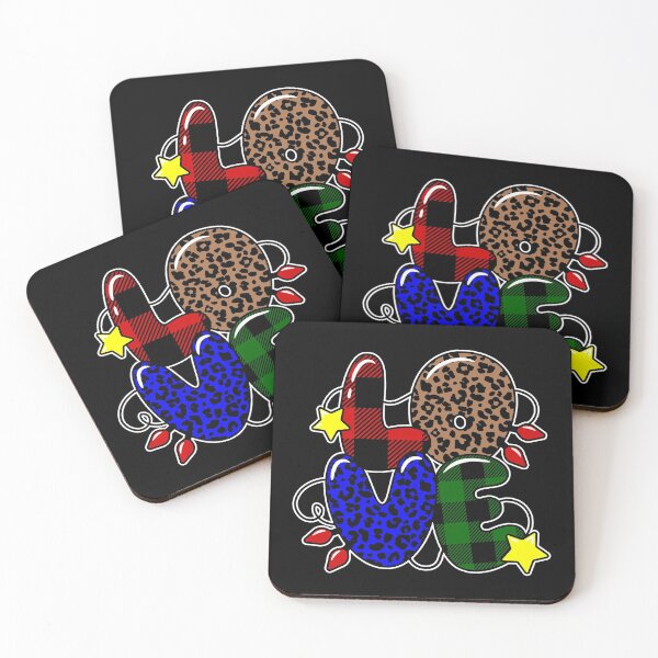 Item preview, christmas love leopard animal print designed and sold by Gossip Rag.