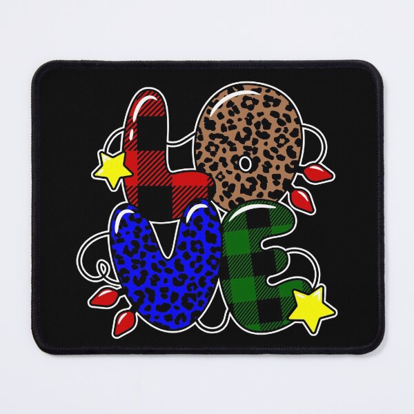 Item preview, christmas love leopard animal print designed and sold by Gossip Rag.
