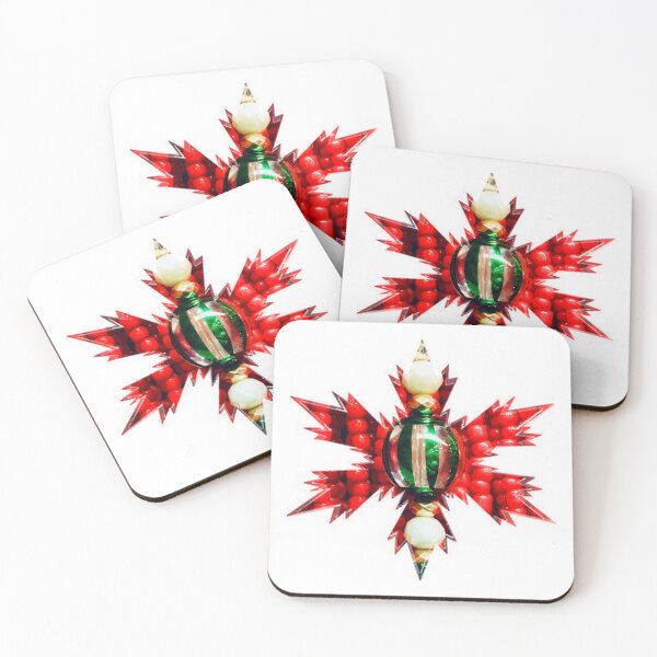 Item preview, Snowflakes Star Red & Green colors by Iritof designed and sold by iritof.