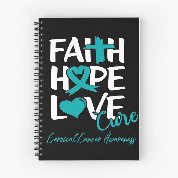 Item preview, Faith Hope Love Cure Cervical Cancer Awareness designed and sold by Grooffos.