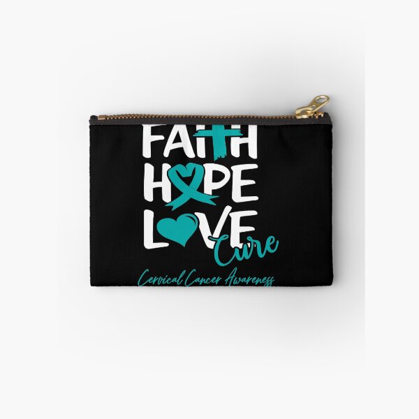 Item preview, Faith Hope Love Cure Cervical Cancer Awareness designed and sold by Grooffos.