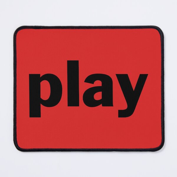 Item preview, Play - Large Black Text designed and sold by SquashBlossom1.