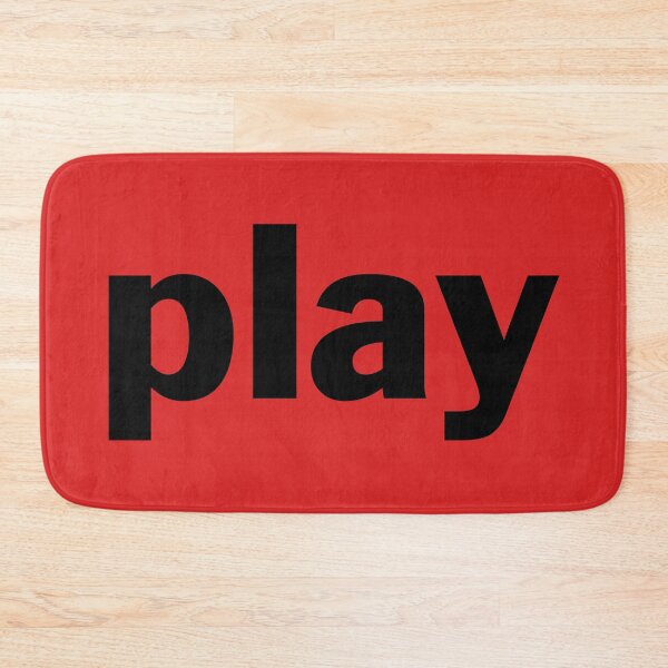 Item preview, Play - Large Black Text designed and sold by SquashBlossom1.