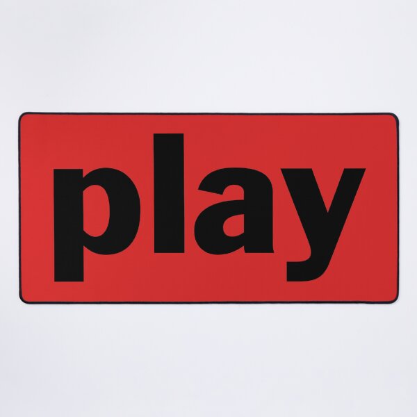 Item preview, Play - Large Black Text designed and sold by SquashBlossom1.