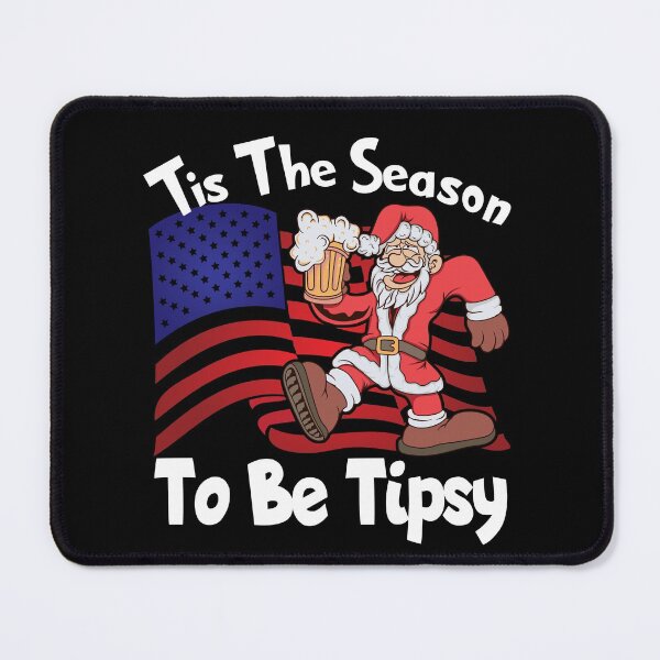 Item preview, Tis the Season To Be Tipsy, Funny, Drunk Santa, Christmas Design designed and sold by mamahellfire31.