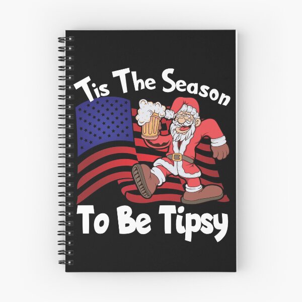 Item preview, Tis the Season To Be Tipsy, Funny, Drunk Santa, Christmas Design designed and sold by mamahellfire31.