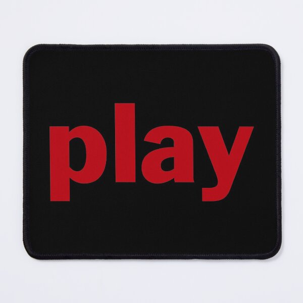 Item preview, Play - Large Red Text designed and sold by SquashBlossom1.