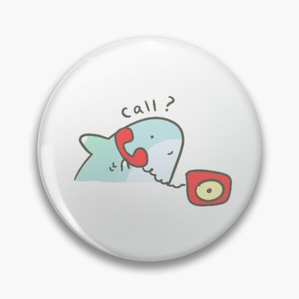 Item preview, Blue Reef Shark Wanting To Call designed and sold by tofu-with-sauce.