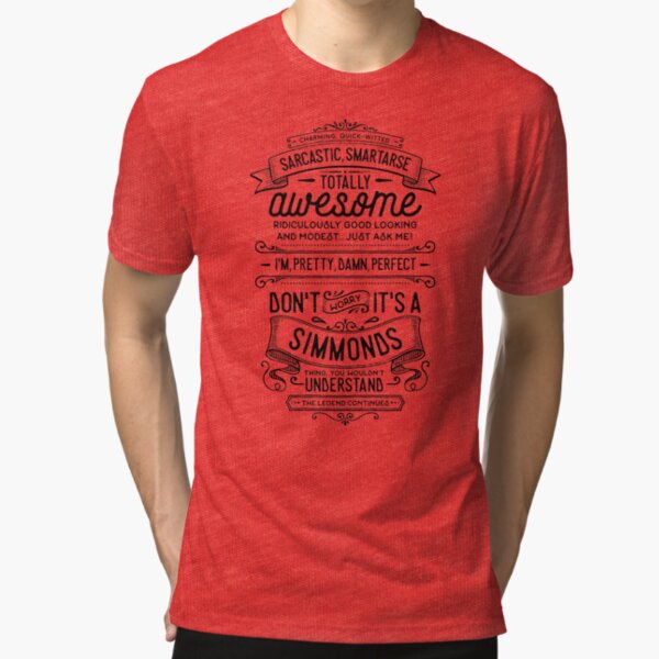 simmonds shirt