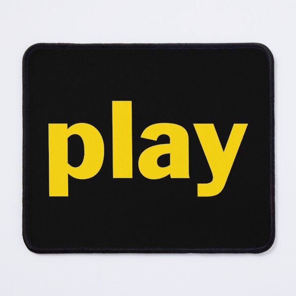 Item preview, Play - Large Yellow Text designed and sold by SquashBlossom1.