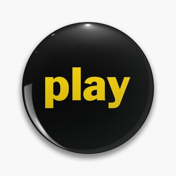 Item preview, Play - Large Yellow Text designed and sold by SquashBlossom1.