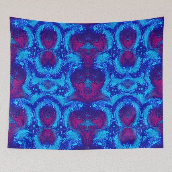Item preview, Blue and Pink Vibes designed and sold by JilClaireArt.