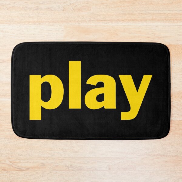 Item preview, Play - Large Yellow Text designed and sold by SquashBlossom1.
