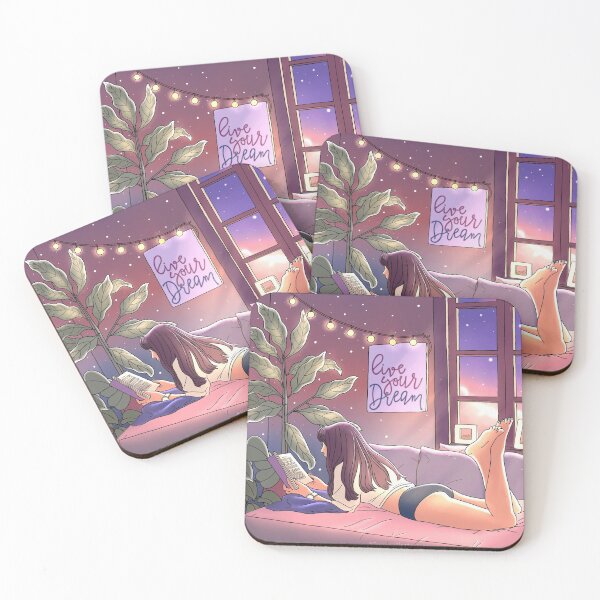 Item preview, Live your dream Lofi art  designed and sold by sierratruong.