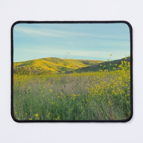 Item preview, Serene Field of Beautiful Yellow Flowers designed and sold by ColorfulPrints.