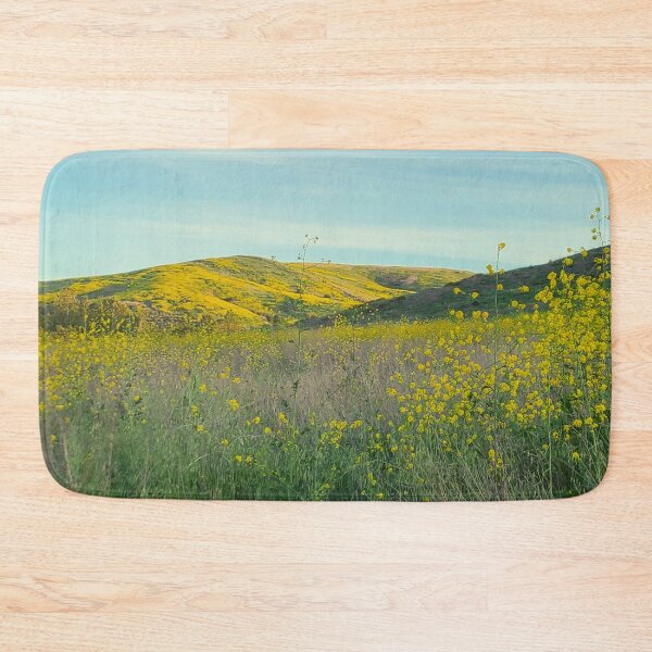Item preview, Serene Field of Beautiful Yellow Flowers designed and sold by ColorfulPrints.
