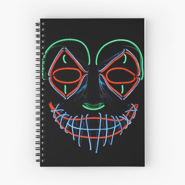 Item preview, LED Scary Clown Mask Glowing in Red, Green, and Blue designed and sold by yhelfman.