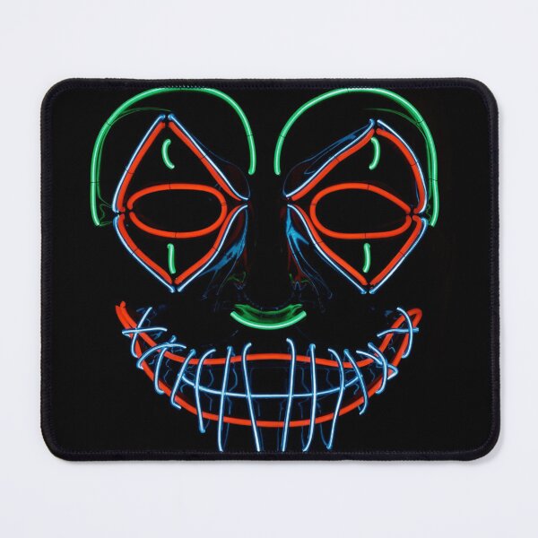 Item preview, LED Scary Clown Mask Glowing in Red, Green, and Blue designed and sold by yhelfman.