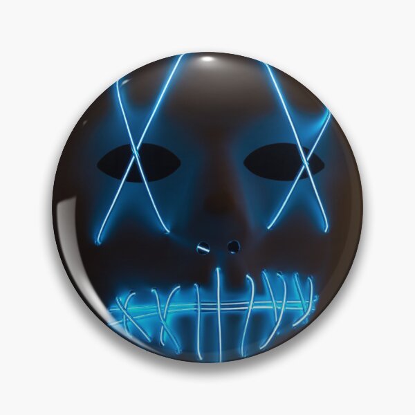 Item preview, Light Up Blue LED Halloween Mask designed and sold by yhelfman.