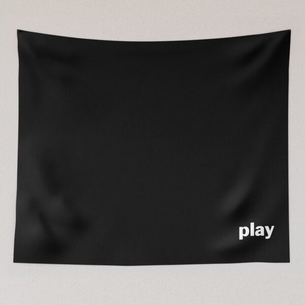Item preview, Play - Small White Text designed and sold by SquashBlossom1.