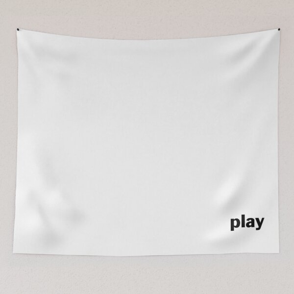 Item preview, Play - Small Black Text designed and sold by SquashBlossom1.