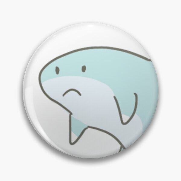 Item preview, Sad Blue Reef Shark designed and sold by tofu-with-sauce.