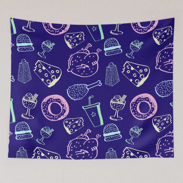 Item preview, Funny fast food pattern designed and sold by RAWWR.