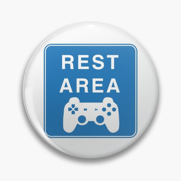 Item preview, Rest Area Video Gamer Controller Road Sign designed and sold by Ever-Shop.