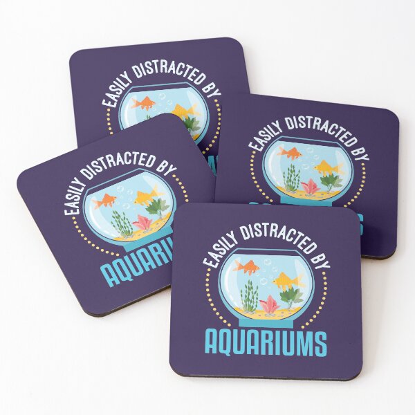 Item preview, Easily Distracted by Aquariums Aquarium Fish Tank designed and sold by jaygo.