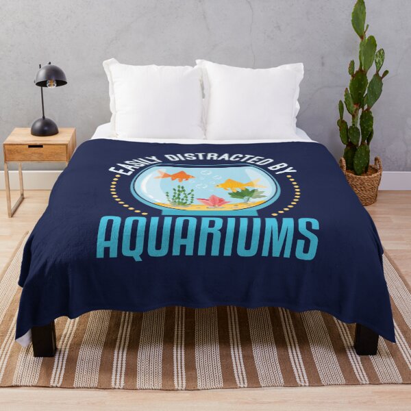 Item preview, Easily Distracted by Aquariums Aquarium Fish Tank designed and sold by jaygo.