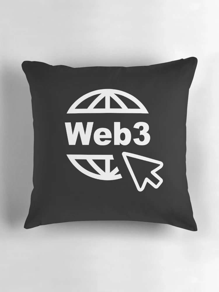 Thumbnail 3 of 4, Pillow, Web3, Blockchain Developer, Cryptocurrency, Software Engineer, Computer Science, Fullstack Developer, Programming Humor, Dark designed and sold by Max-Wear.