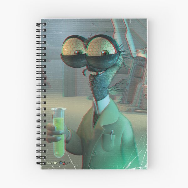 Item preview,  The Fly Anaglyph 3d pop-art illustration designed and sold by 3dPopArt.