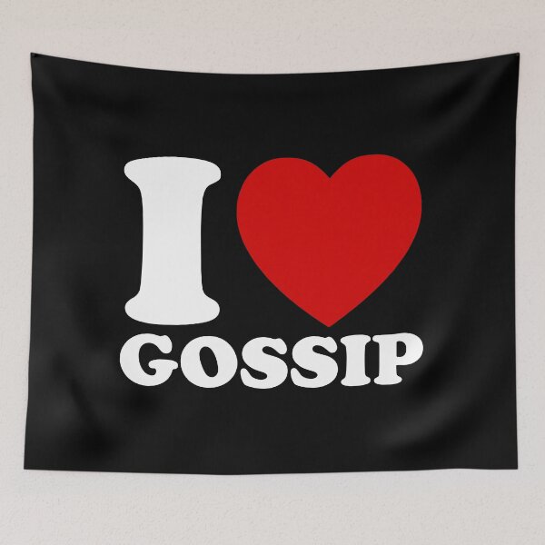 Item preview, I love gossip (white) designed and sold by didijuca.