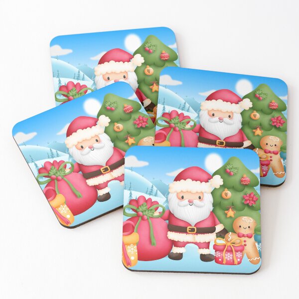 Item preview, Family Santa and Gingerbread Man, Christmas Children's Design designed and sold by mamahellfire31.