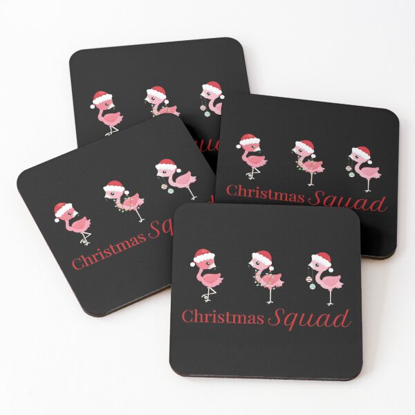 Item preview, Flamingo Christmas Squad designed and sold by PirateAvocado.